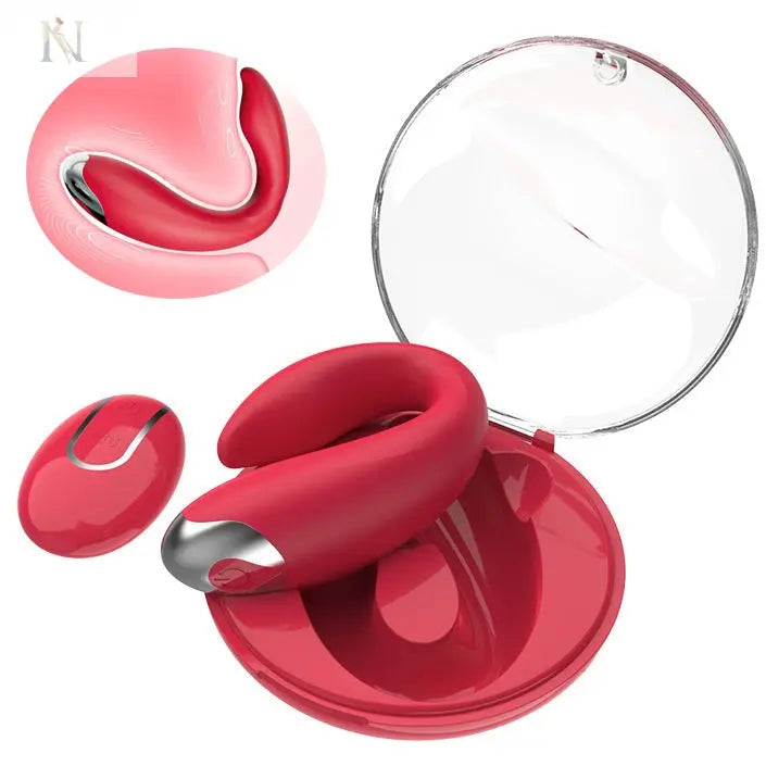 10-Mode Waterproof Wearable Vibrator – Soft Silicone & Compact Case cj