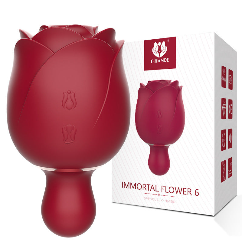 Preserved Flower Clitoral Sucking Vibrator – Rose-Shaped Suction Massager Loving Joy