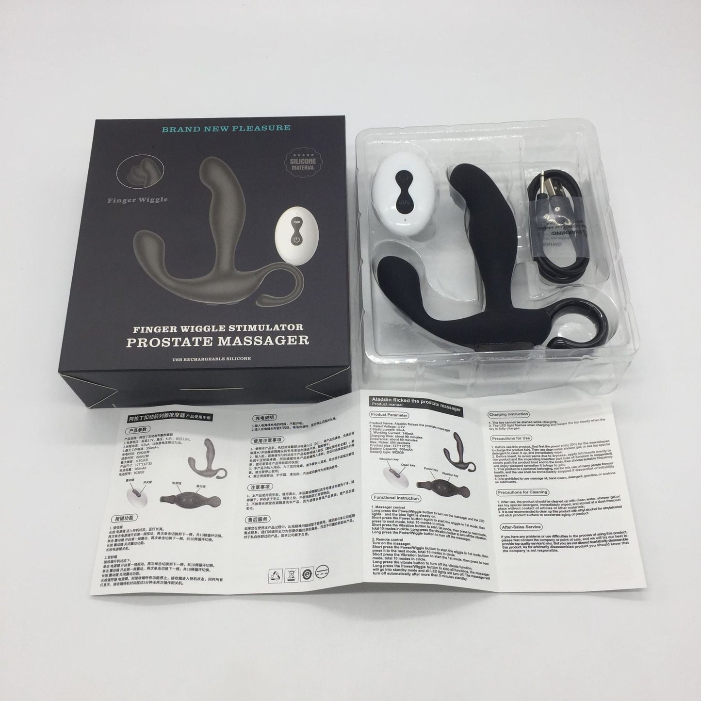 10-Frequency Remote Control Prostate Massager – Waterproof Anal Vibrator Loving Joy