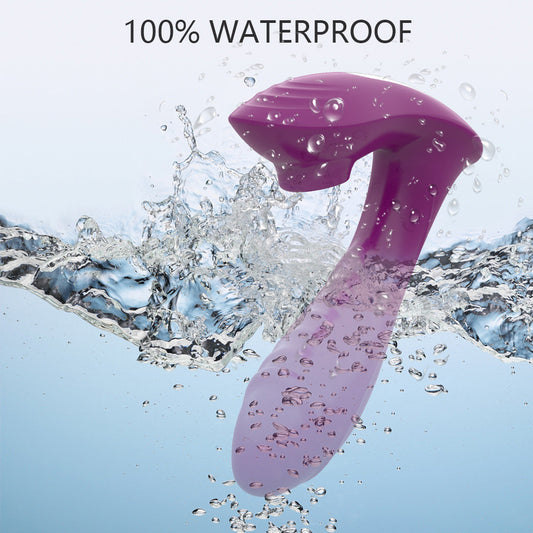 Teaser Sucking Wireless Remote Control Double Shock Vibrators Loving Joy