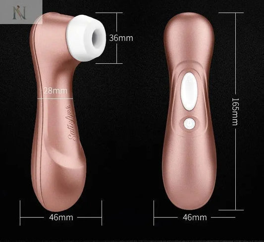 Compact Air Pulse Clitoral Stimulator – Rose Gold null