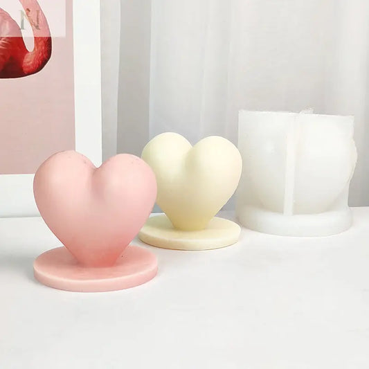 Heart-Shaped Decorative Candle – Romantic Gift & Home Accent cj