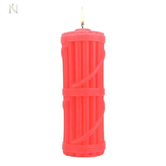 --Bound to Play. Hot Wax Candle Red-
