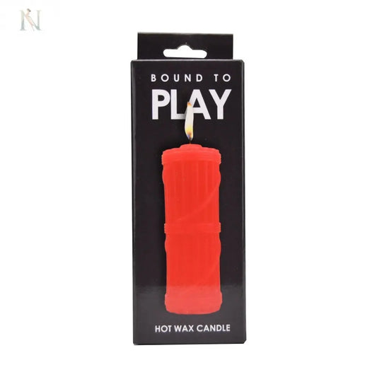 -1-Bound to Play. Hot Wax Candle Red-1