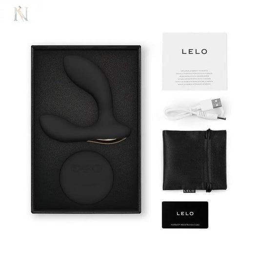 -1-LELO Hugo 2 Remote Controlled Prostate Massager Black-1