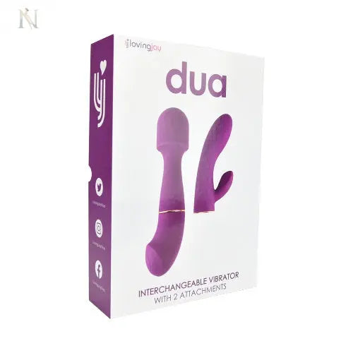 -8-Loving Joy DUA Interchangeable Vibrator with 2 Attachments-8