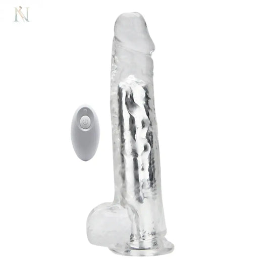-1-Loving Joy 9 Inch Remote Vibrating Dildo-1