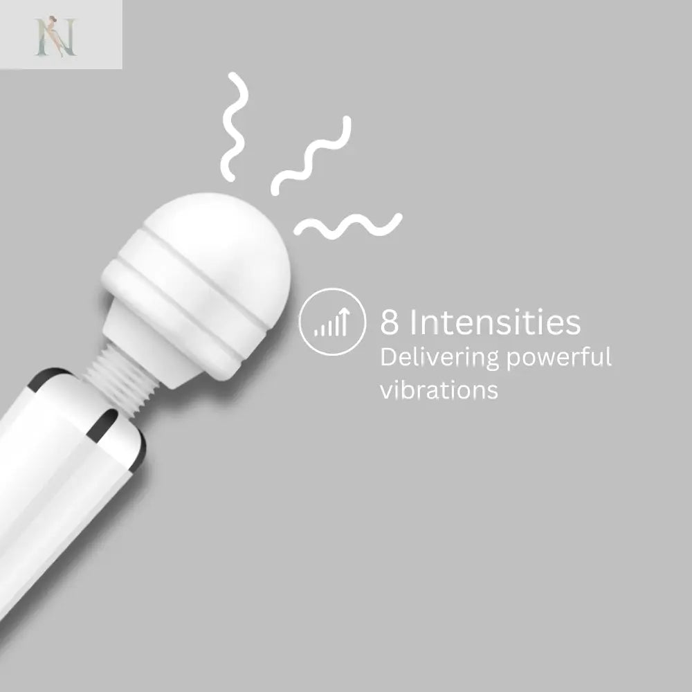 -3-Loving Joy Rechargeable Magic Wand Vibrator White-3