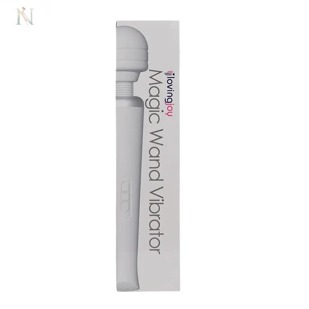 -4-Loving Joy Rechargeable Magic Wand Vibrator White-4