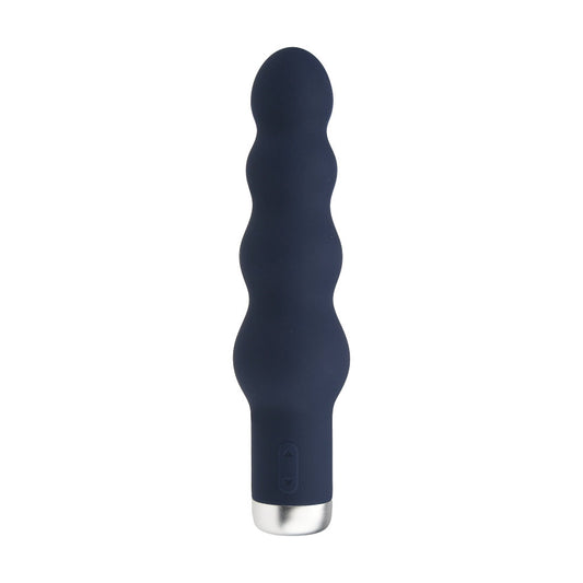 --Nauti Silicone Ribbed Vibrator-