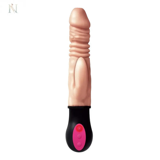 -1-Realistic Warming and Thrusting Vibrating Dildo Flesh-1