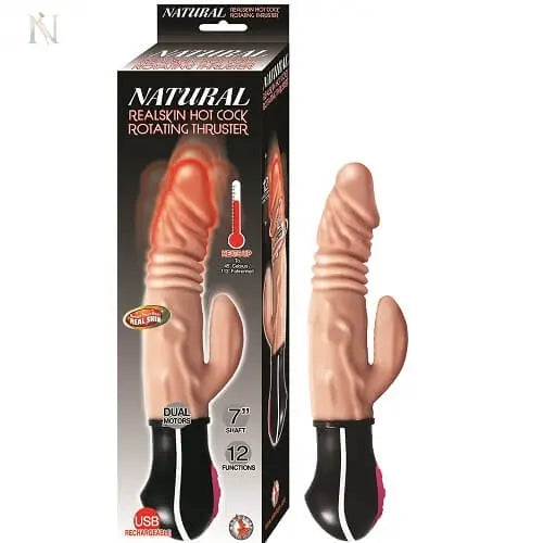 -3-Realistic Warming and Thrusting Vibrating Dildo Flesh-3