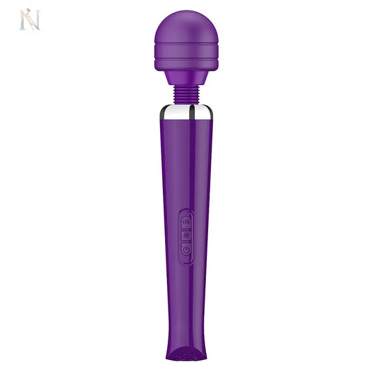 --Loving Joy Rechargeable Magic Wand Vibrator Purple-