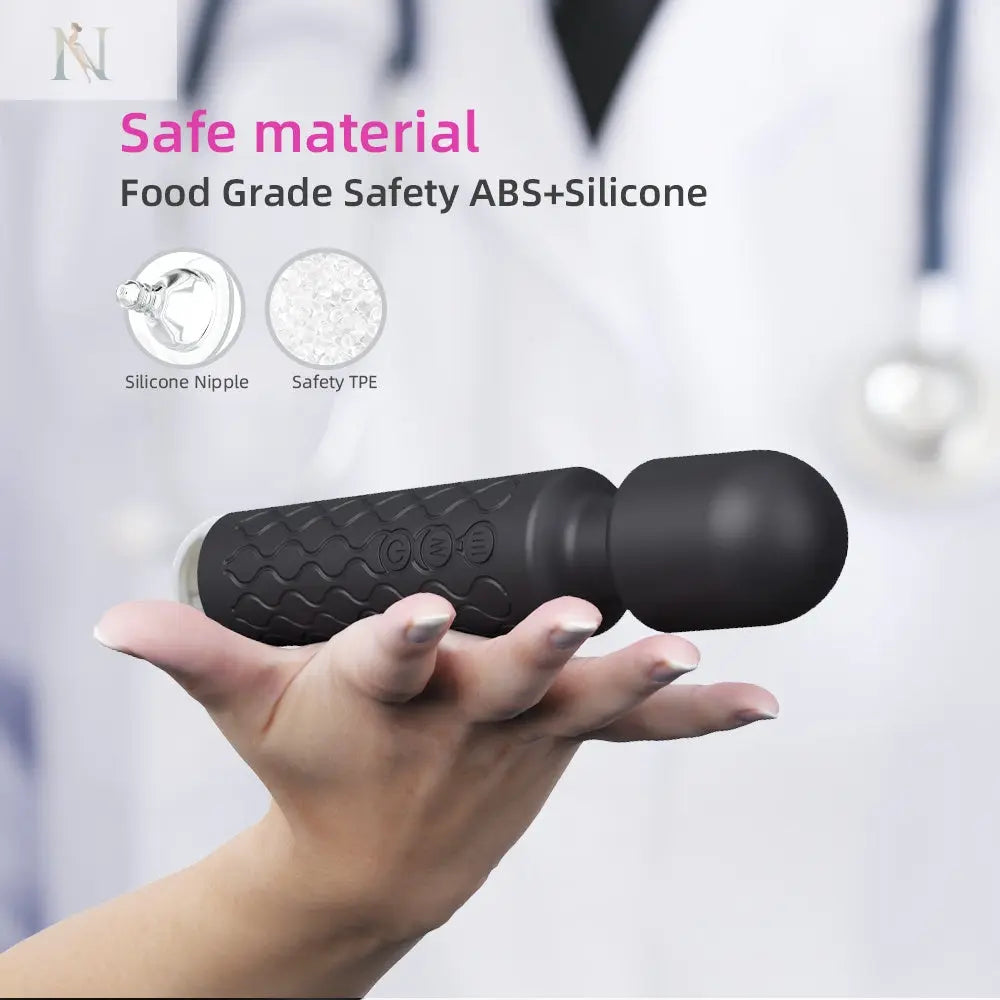 Rechargeable Wand Vibrator – 18-Speed Full Body Massager for Muscle & Personal Use cj