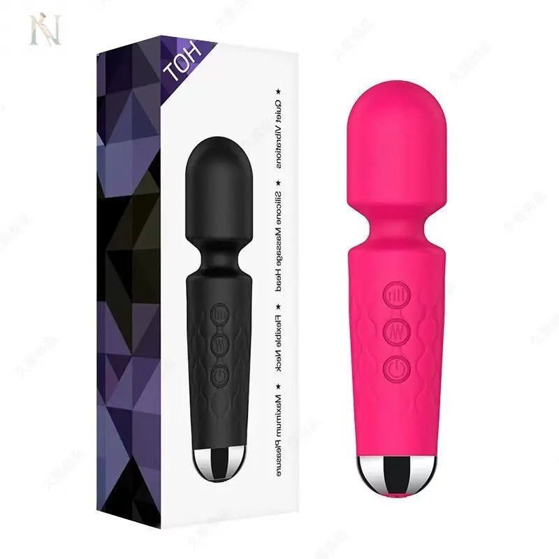 Rechargeable Wand Vibrator – 18-Speed Full Body Massager for Muscle & Personal Use cj