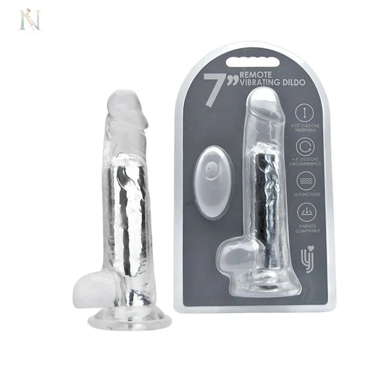 --Loving Joy 7 Inch Remote Vibrating Dildo-