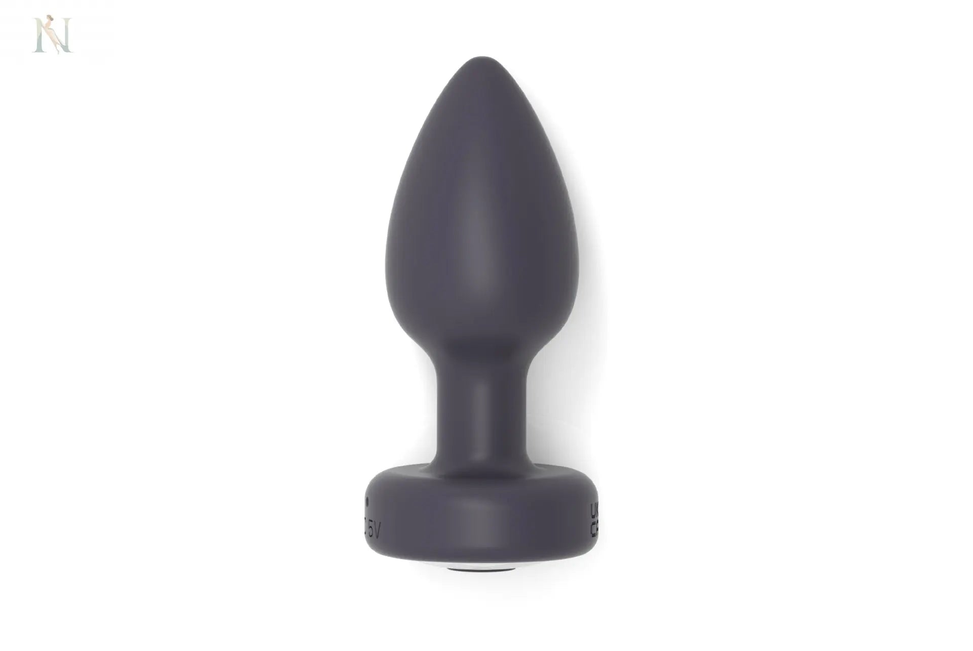 Remote-Controlled Vibrating Silicone Butt Plug with LED Light – Black cj