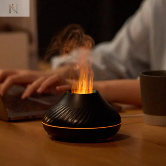 Smart Aromatherapy Diffuser – 130ml USB Mist Maker with Night Light null