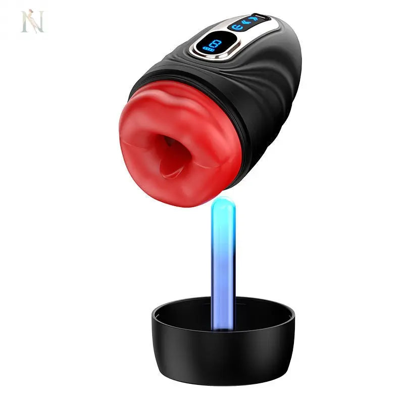 Smart Thrusting Masturbation Cup – Heated Vibration with Oral-Like Texture cj