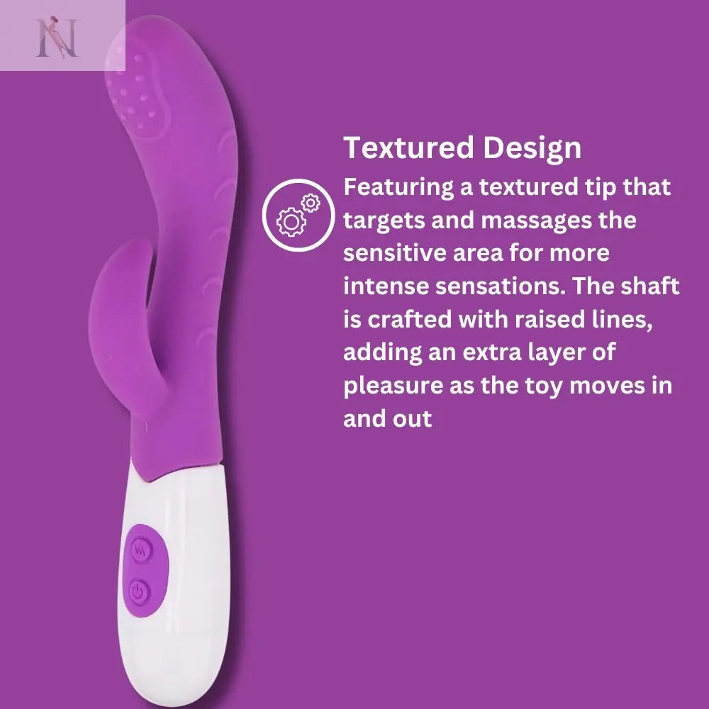 -5-Jessica Rabbit Textured Rabbit Vibrator-5