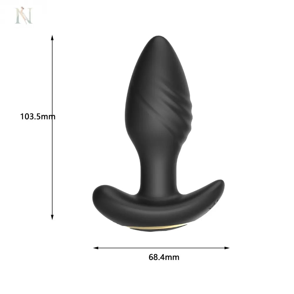 -6-Toosh Remote Controlled Silicone Rotating & Vibrating Butt Plug-6
