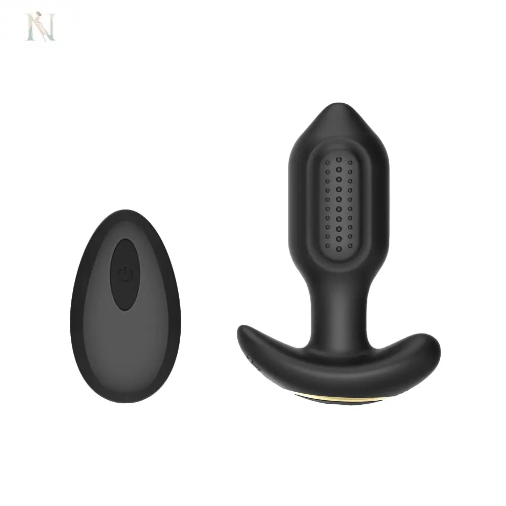 --Toosh Remote Controlled Silicone Vibrating Butt Plug-