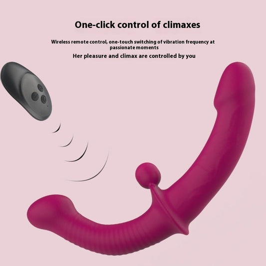 Remote Control Double Head Dildo Wear Vibration Women's Exclusive Sex Product Loving Joy
